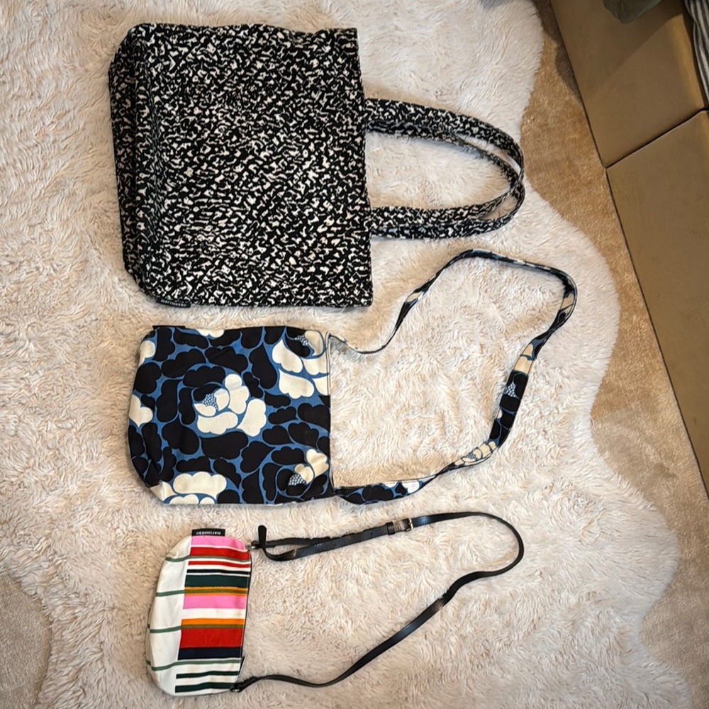 Stylish Black and White Tote Bag